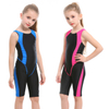 POQSWIM Kids Racing Swimwear Chlorine Resistant Swimsuit for Girls